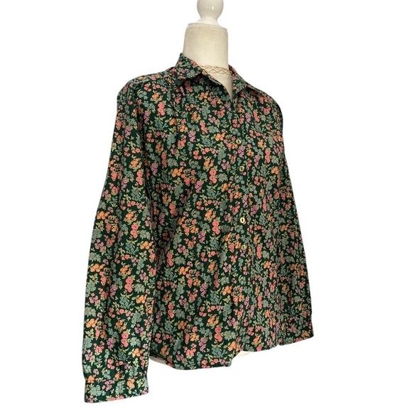 Matisse of Bond Street Liberty of London Fabric Floral Blouse Long Sleeve Vtg 70 - Picture 4 of 7